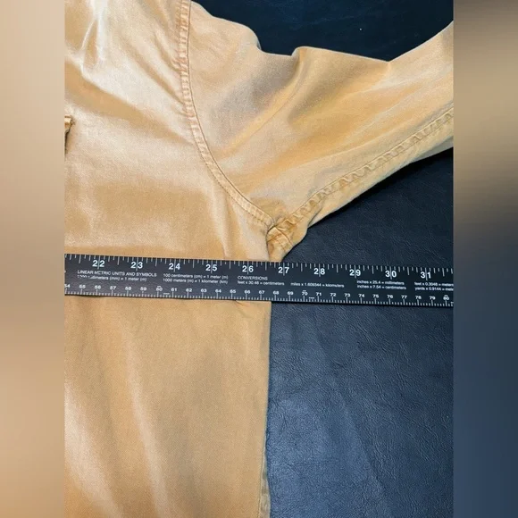 Aerie Mustard Button Down Shirt size M (oversized). - Picture 11 of 13